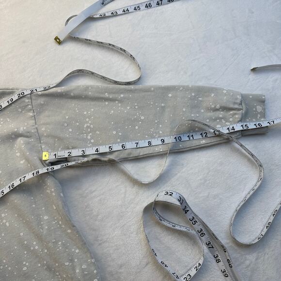 Jungmaven Womens Paint Splatter Sweatshirt Greige White Small EUC Hemp Cotton - Picture 7 of 16